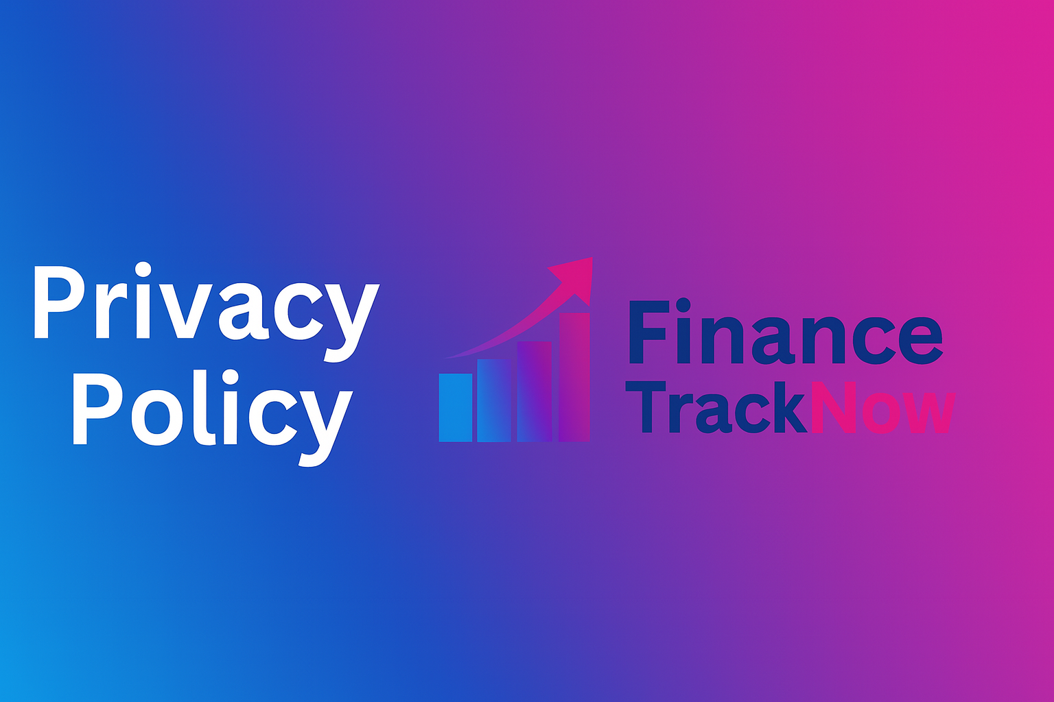 Privacy Policy for finance track now